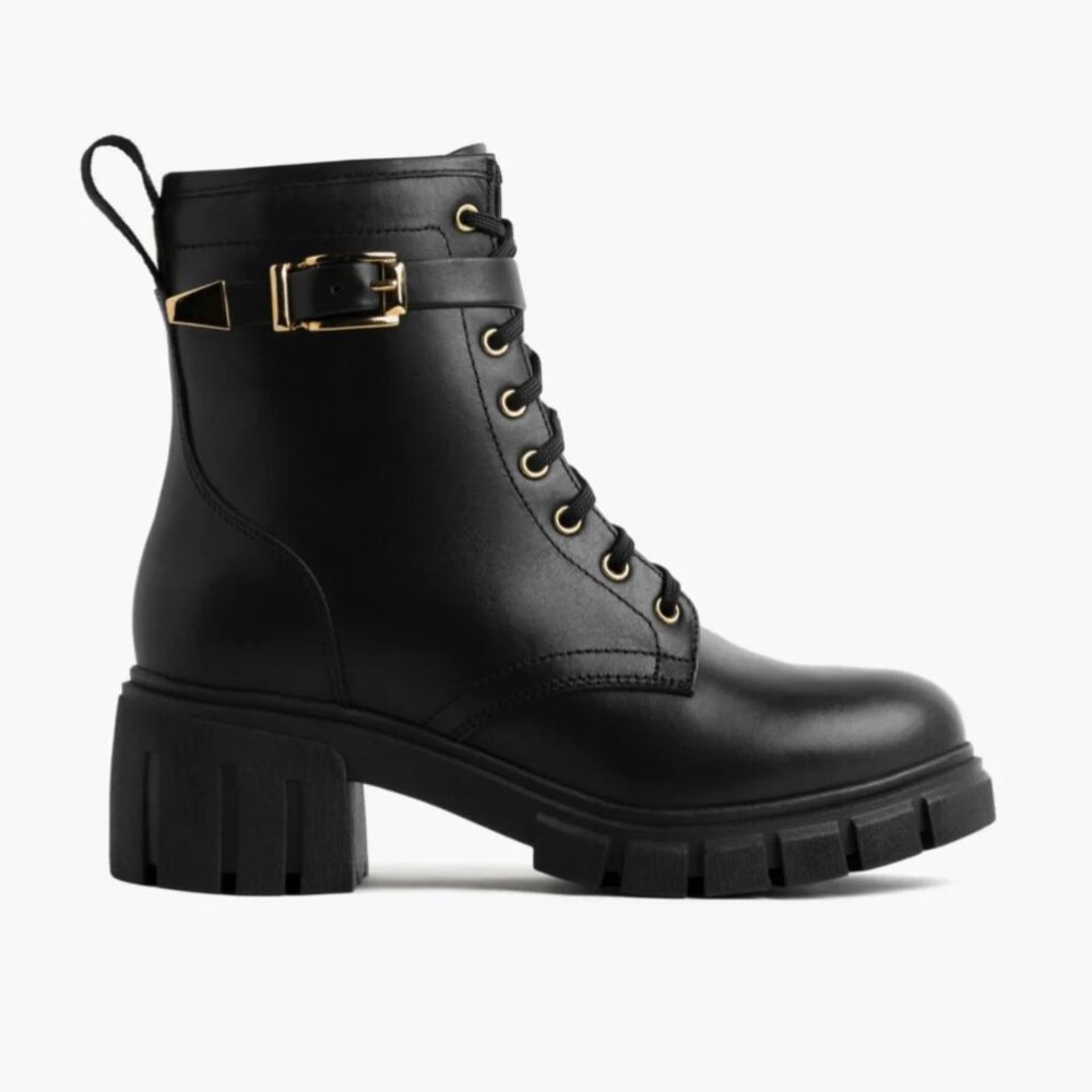 Thursday Boot Company Size 9 Coda Black & Gold